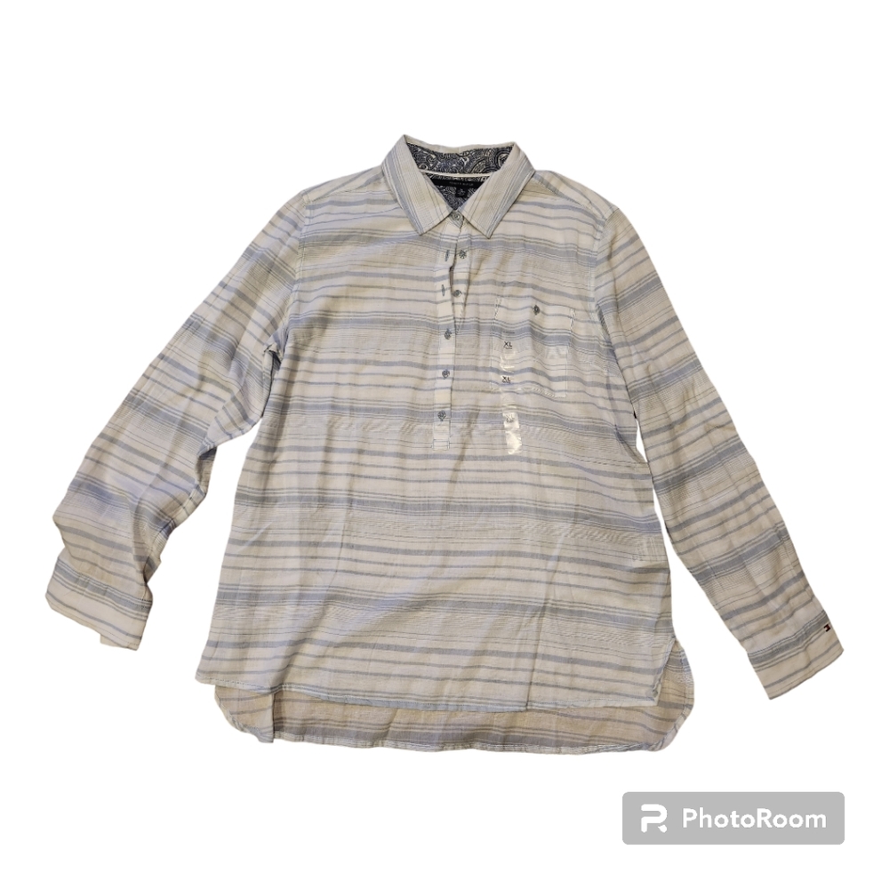 NWT Tommy Hilfiger Long Sleeve Top Size XL